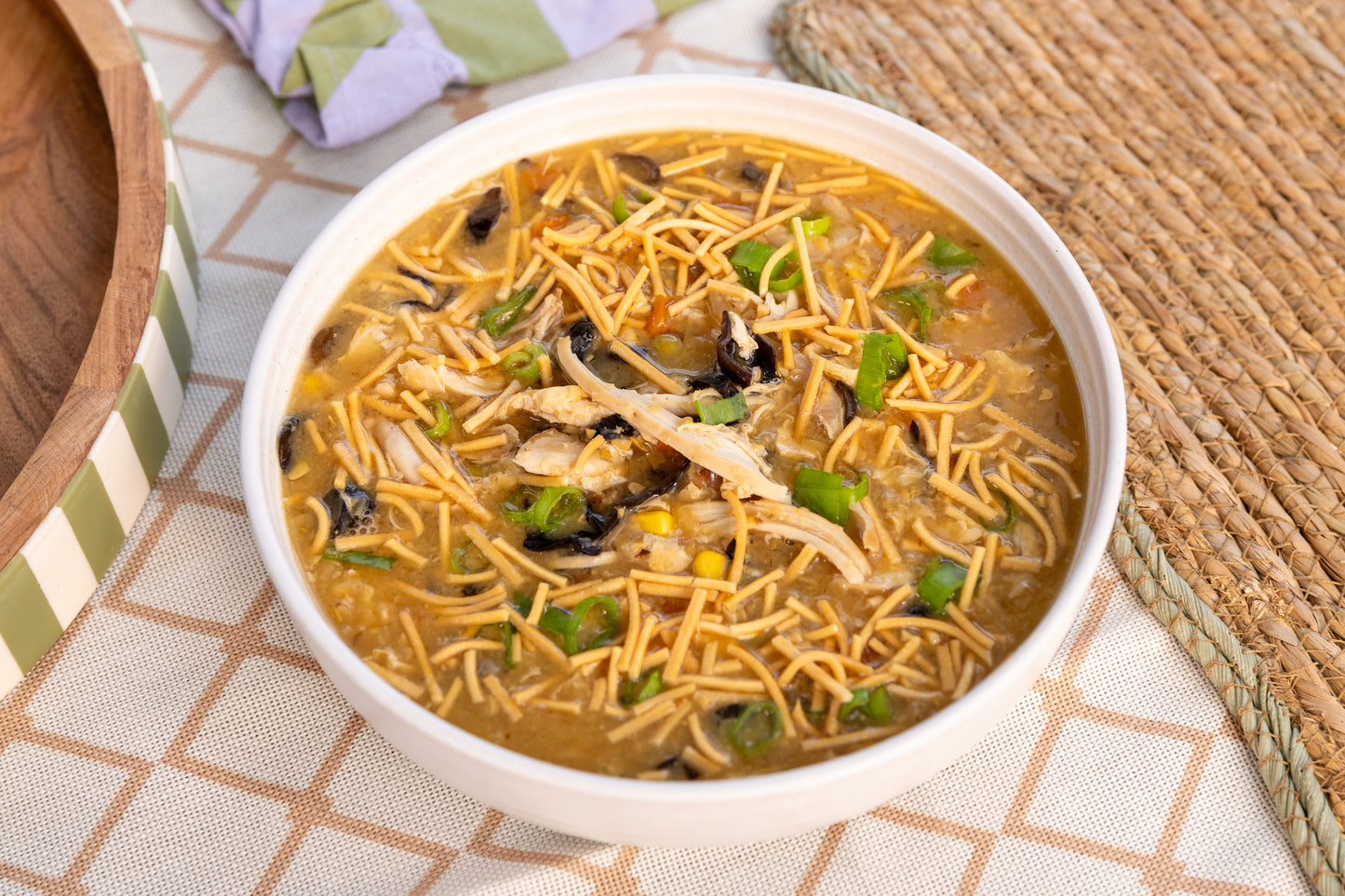 Asian Chicken & Corn Soup