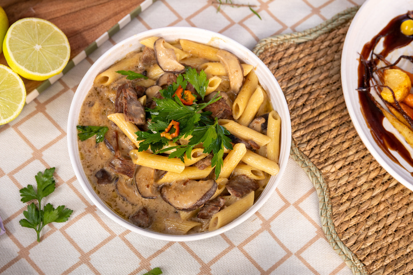Beef Stroganoff & Creamy Mash