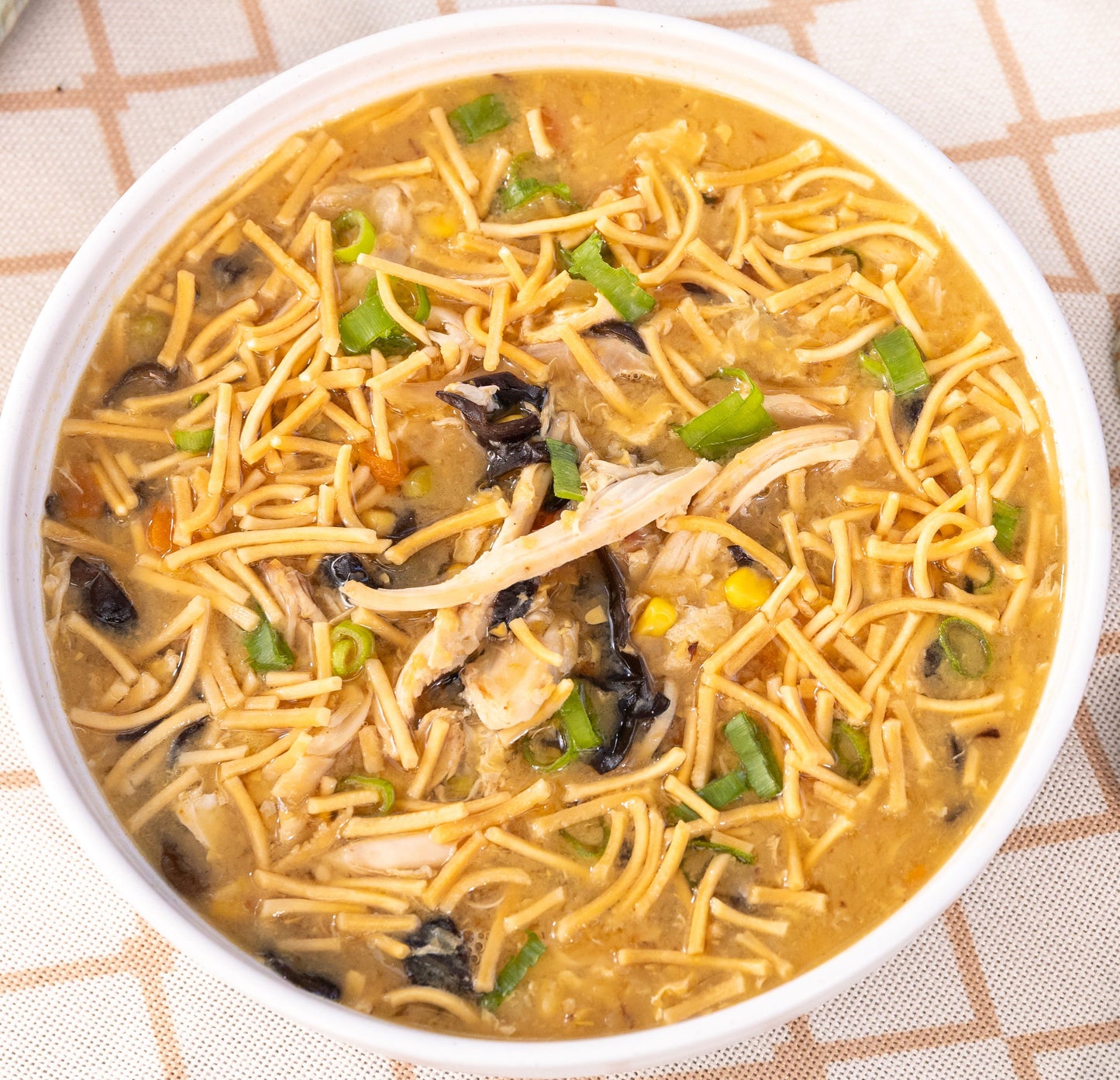 Asian Chicken & Corn Soup