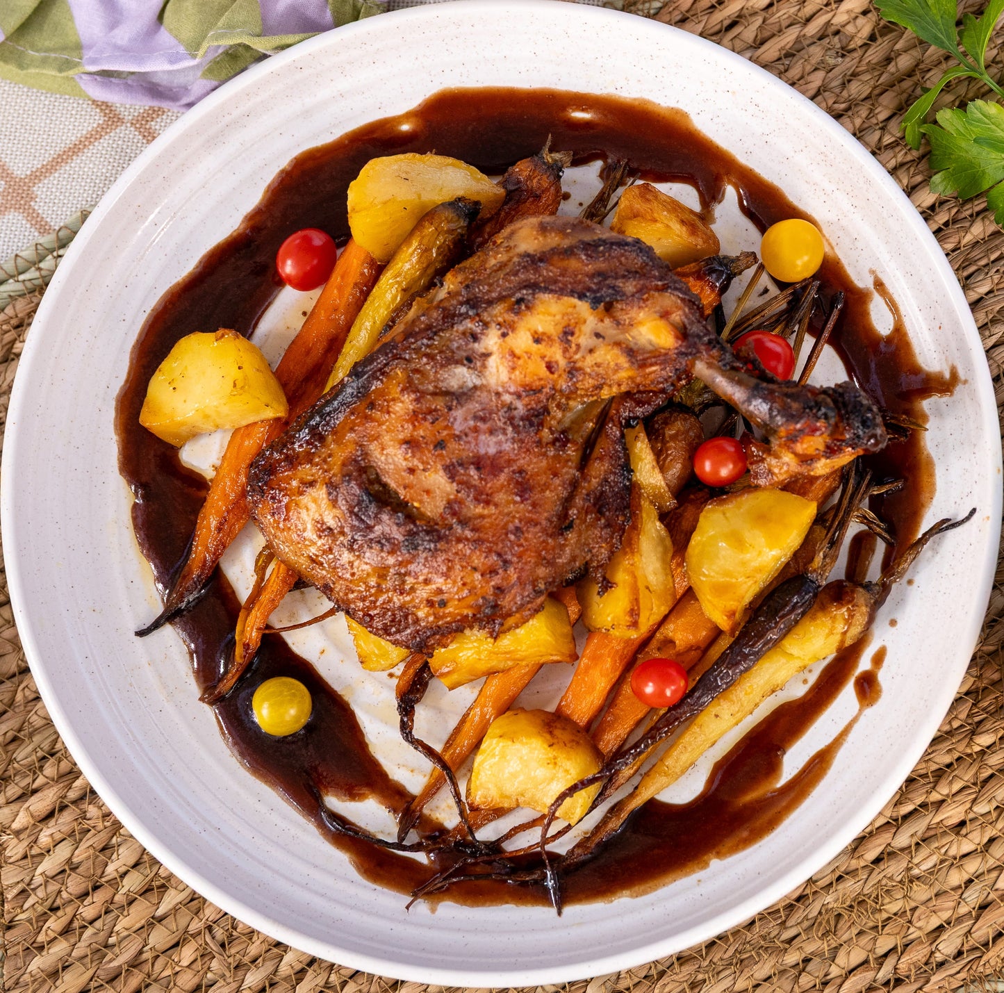 Roast Chicken & Seasonal Vegetables